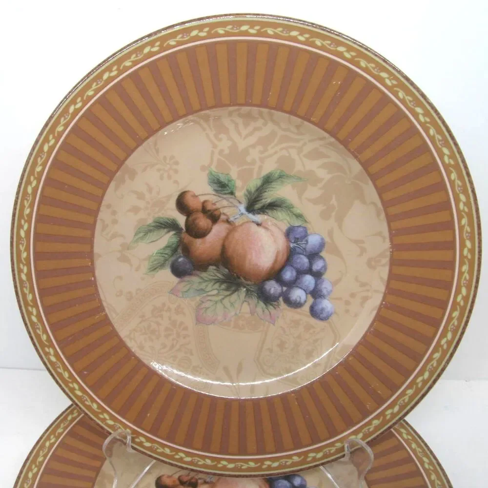 Fitz & Floyd Classic Choices Tuscany Intaglia Salad Plates 9 1/4